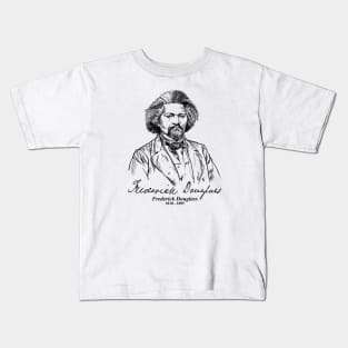 Frederick Douglass, African-American, Antislavery Kids T-Shirt